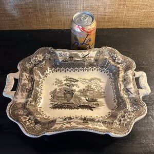 Brown Transferware:Antique Collection of 6 pieces. Selling and priced as a set.